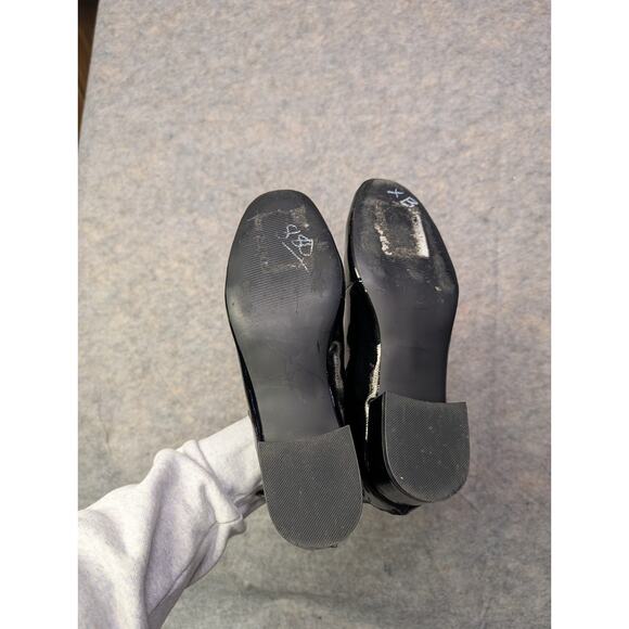 Steve Madden Scottie Mary Jane Ankle Strap Pump Black Size 9 Small Heel Classic - Picture 6 of 7